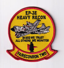 VQ-2 Sandeman, EP-3 Heavy Recon,  In God We Trust, 4 inches, Patch- Sew On picture