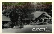 1940s Oregon Grants Pass On Rouge Roadside 1940s RPPC Photo Postcard 22-11082 picture