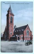 Postcard First Baptist Church Colorado Springs Colorado CO   picture