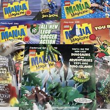 Lego Mania Magazine lot of 5 2000-2002 Knights Kingdom Lego Dinos Soccer Arctic picture
