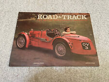 January 1958 ROAD & TRACK Magazine Cover: 750-CC Montihery MG  (no labels) picture