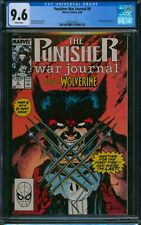 Punisher War Journal #6 ❄️ CGC 9.6 WHITE Pages ❄️ Wolverine Marvel Comic 1989 picture