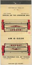 The Murray Company  of Texas Fresno CA. Antq Matchbook Cover D-6 picture