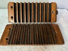 Antique/ Vintage Wooden 10 Slot Cigar Mold Press Model #348  picture