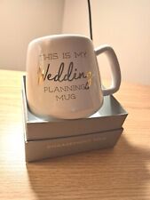 My Wedding Planning Mug Mud Pie Engagement Bride To Be Shower W/Gift Box picture