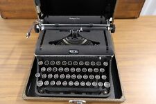 Antique Pre-WWII 1941 Royal Companion Typewriter w/ Original Tweed Case picture