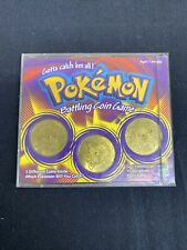 Vintage Pokemon 1999 Battling Coin Game Nintendo Hasbro Scyther Diglett Marowak picture