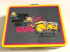 Minions Despicable Me Lunch Box retired from Tin Box Co. 2015 size 7.75