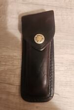 VINTAGE 1970's-80's BUCK 110 FOLDING HUNTER LEATHER KNIFE SHEATH ONLY USA EX picture