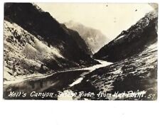 c1941 Hell’s Canyon Snake River From Hat Point Idaho ID RPPC Real Photo Postcard picture