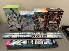 Hatsune miku Figures And Poster lot Official Licensed Merch picture