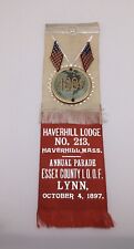 1897 I.O.O.F. Annual Parade Haverhill , Mass. with original W&H Envelope  picture