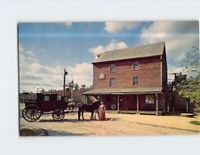 Postcard Horse Carriage & A Woman The Gryst Mill Smithville New Jersey picture