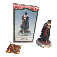 VTG 1993 Novelino A Christmas Carol Ebenezer Scrooge Figurine with Box picture