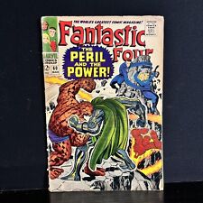 Fantastic Four #60 Nice Unrestored Silver Age Superhero Marvel Comic 1967 VGC picture