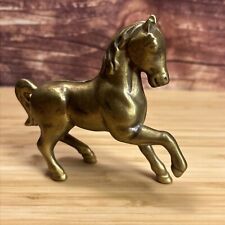VTG Brass Horse Coin Bank picture