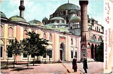 Exterior of Blue Mosque Chah-Zade Constantinople Turkey 1910s Postcard Istanbul picture