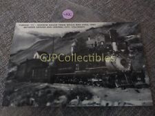 P3CHK Train or Station Postcard Railroad RR FAMOUS 71 NARROW GAUGE TRAIN picture