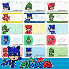 42 Personalized Kids School Name Stickers Name Labels - PJ Masks picture