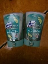 Lysol No Touch Soothing Cucumber Splash Refill discontinued NEW LOT OF 2  picture