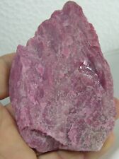 #15 168g Brazil 100% Natural Raw Rough Red Rhodonite Specimen 6 oz 90.00mm picture
