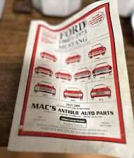Mac's Antique Auto Parts May 2000 Parts Catalog Ford 1964 1/2-1973 MUSTANG picture
