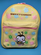 VTG 2001 Sanrio *Debut* Sweetcoron Bee Yellow / Pink Mini Kids Backpack RARE picture