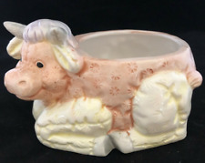 VTG Country Cow Planter/Kitchy Decor/ Trinkets. picture