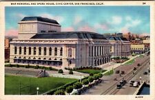 San Francisco California War Memorial Opera House Civic Center Vintage Postcard picture