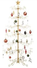 6 ft. Gold Unlit Wrought Iron Ornament Display Christmas Tree, SKY5990 NEW picture
