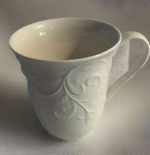 Lenox Opal Innocence Carved 14 oz Mug COFFEE TEA Cup picture