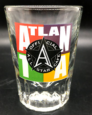 Official All Star Cafe ATLANTA Shot Glass Weighted Bottom Souvenir Closed 2000  picture