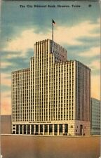 1949. HOUSTON, TX. CITY NATIONAL BANK. POSTCARD. DD12 picture