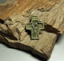 Rare Viking  pendant bronze cross Nikita exile of Demons 15-16th cen.AD #289 picture