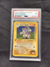 Pokemon: Gym Heroes 1st Edition Rare Holo: Brock's Rhydon 2/132 PSA 9 picture