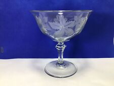 PP45 Antique Circa 19th to Early 20th Century Exquisite Pattern Glass Candy Bowl picture