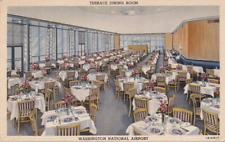 1943 Interior Terrace Dining Room, Washington National Airport. Linen Unposted picture