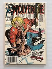 Wolverine (1988-2003) #10 NM+ (Marvel Newsstand Edition Aug 1989) Sabretooth picture