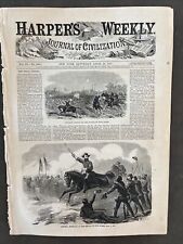 Harper's Weekly April 22 1865 Union Army enters Richmond/Sheridan at Five Forks picture