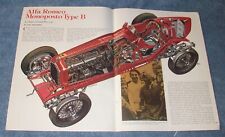 Alfa Romeo P3 Monoposto Type B Vintage Grand Prix Race Car History Article picture