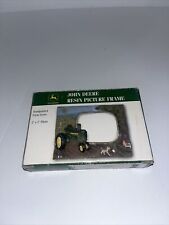 John Deere Picture Frame Tractor Dog Frame 2”x3” picture