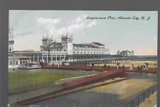 Vintage Postcard 1909 Steeplechase Pier Boardwalk Atlantic City New Jersey N.J. picture