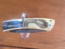 Frost Cutlery Pawnee Knife Vintage Bob Cargill design bolster lock knife Cobra  picture