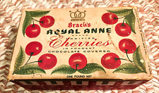 VTG Brach's Royal Anne Chocolate Covered Cherries Candy Box picture