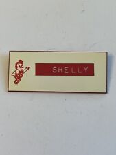 RARE 🇺🇸 1970s  VINTAGE BOB’S BIG BOY EMPLOYEE ID BADGE / Named SHELLY  👀LQQK picture
