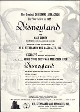 1955 PAPER AD W L Stensgaard Disneyland Merchandising License Benay Albee Hat picture