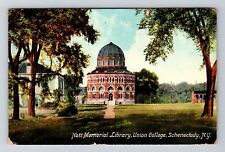 Schenectady NY-New York, Nott Memorial Library Vintage c1910 Souvenir Postcard picture
