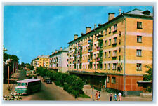 Rzhev Russia Postcard Residential Buildings on Sovetskaya Square 1973 picture