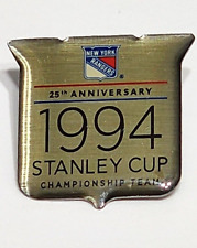 NY Rangers 1994 Stanley Cup Championship Pin 25 Anniversary MSG Employees Only picture