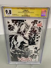 X-Men 1 CGC 9.8 SS Signed  Original Art Sketch cover AMAZING Jim Lee MUST SEE picture